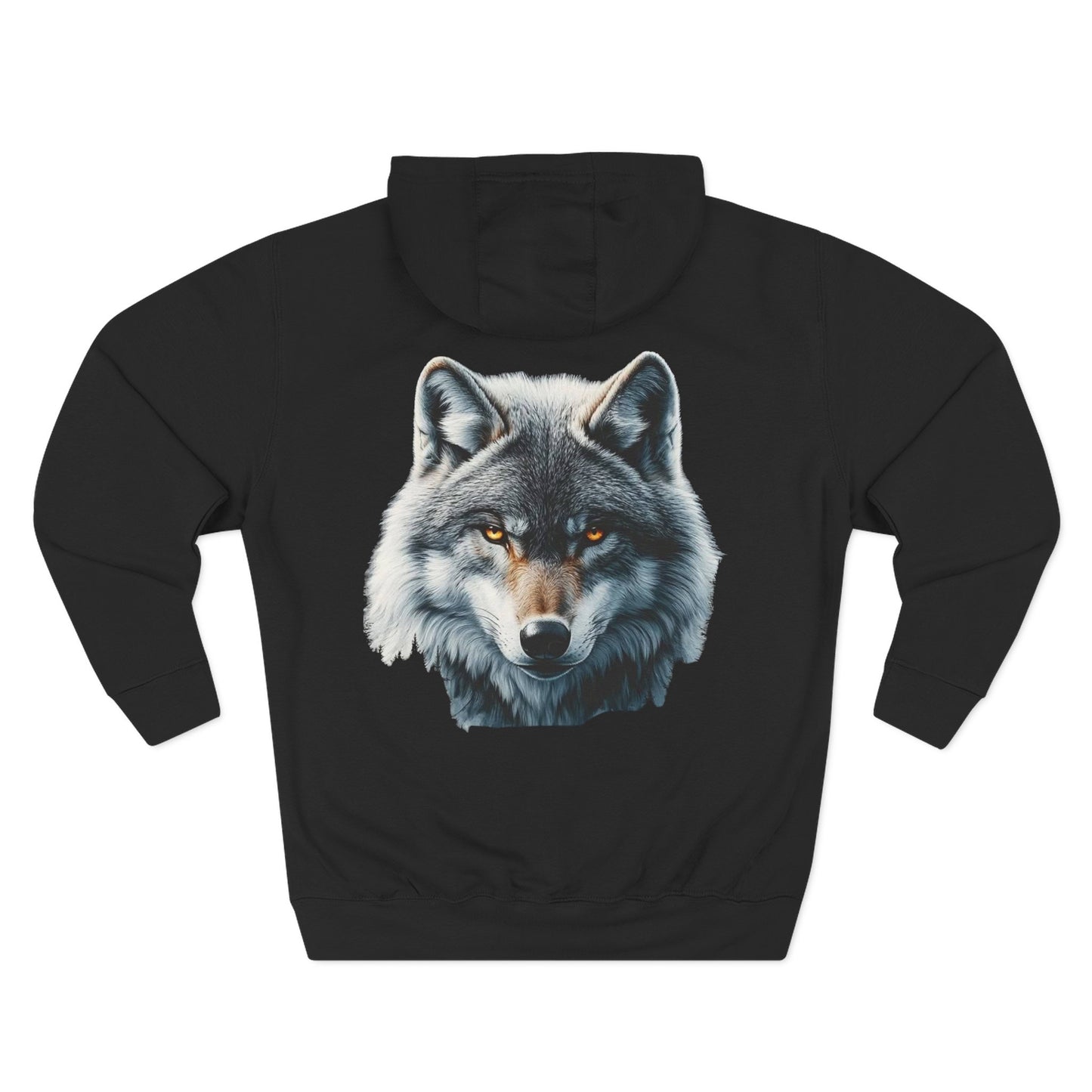 Wolf Wilderness Fleece Hoodie - Cozy Nature Apparel for Outdoor Lovers, Gifts for Animal Enthusiasts, Camping Sweatshirt, Winter Wear