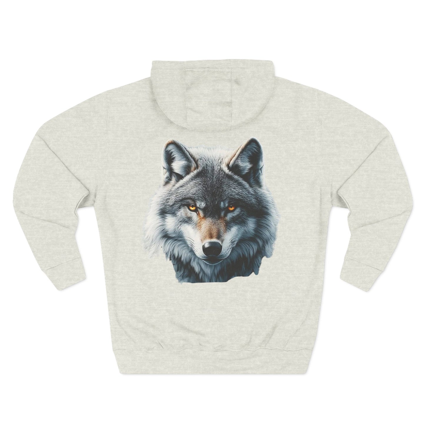 Wolf Wilderness Fleece Hoodie - Cozy Nature Apparel for Outdoor Lovers, Gifts for Animal Enthusiasts, Camping Sweatshirt, Winter Wear