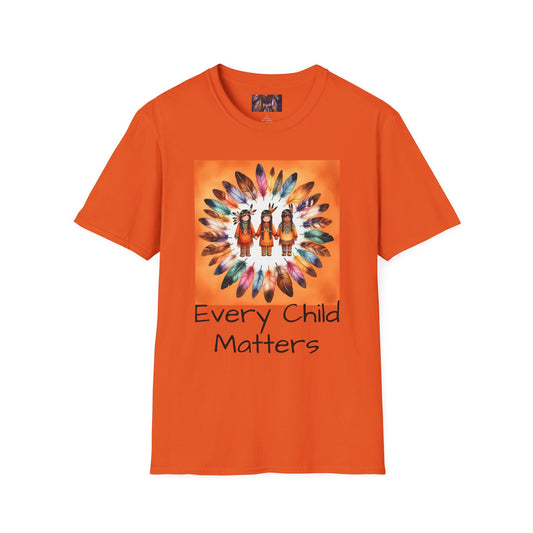 Every Child Matters T-Shirt | Unisex Softstyle Tee for Awareness | Ideal for Charity Events, Festivals, Gifts