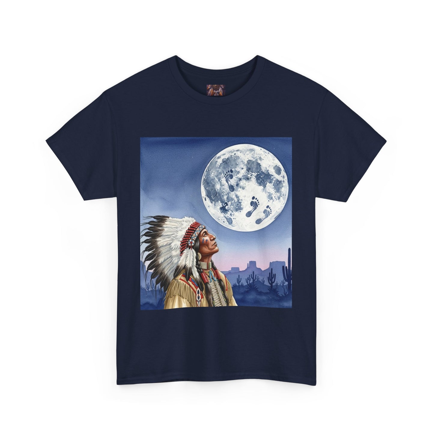 Inspirational Graphic Tee, Unisex Heavy Cotton Tee for Dreamers, Motivational T-Shirt, Moon and Sky Quote Shirt, Gift for Nature Lovers