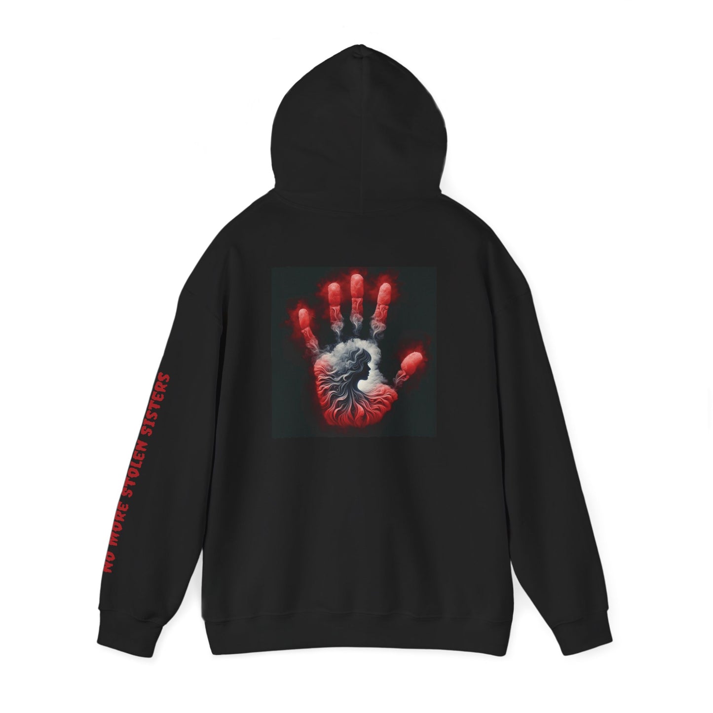 No More Stolen Sisters Hooded Sweatshirt - Cozy, Artistic Layer for Everyday Wear, Gift for Art Lovers, Unisex, Streetwear