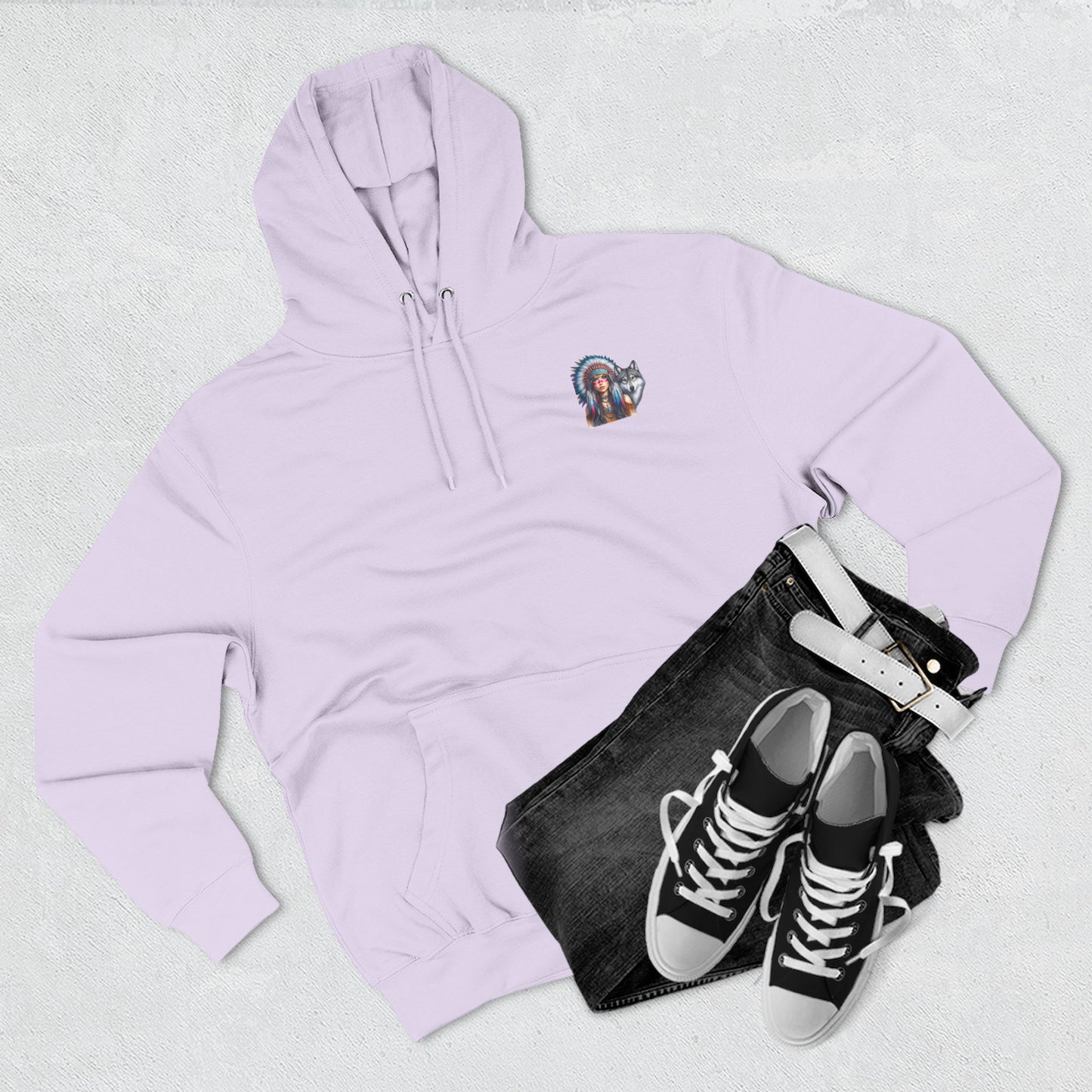 Wolf Fleece Hoodie - Cozy Success Motivational Apparel, Gift for Dreamers, Unique Hoodie for Women, Encouragement Clothing, [...]