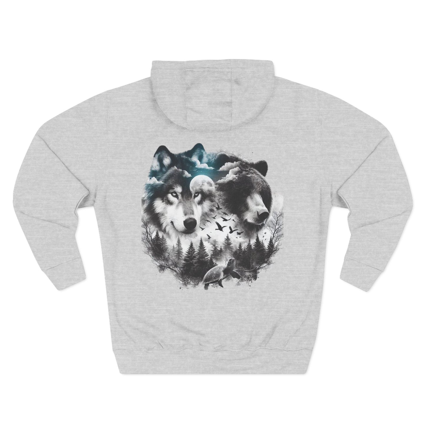 Cozy Animal Graphic Hoodie, Perfect for Outdoor Adventures, Gifts for Dog Lovers, Winter Wardrobe Essential, Hoodie with Fleece [...]