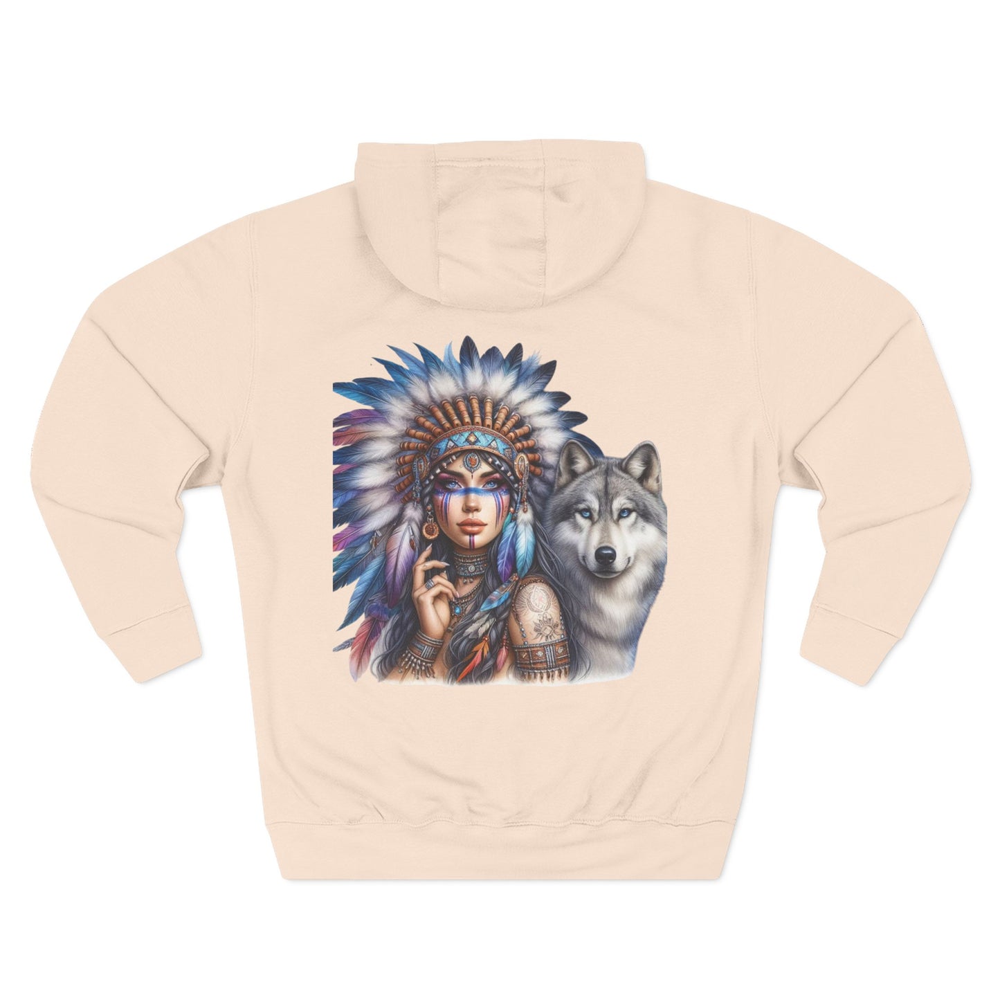 Wolf Fleece Hoodie - Cozy Success Motivational Apparel, Gift for Dreamers, Unique Hoodie for Women, Encouragement Clothing, [...]