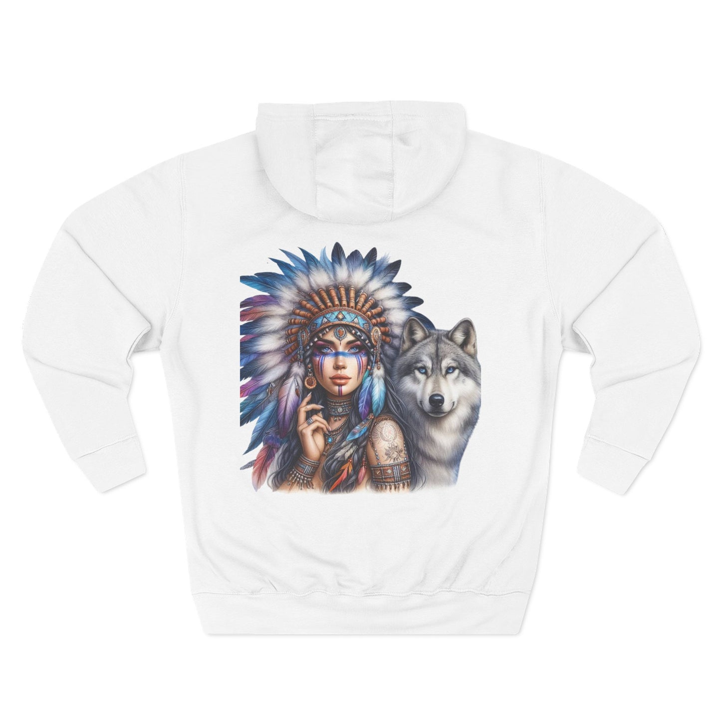 Wolf Fleece Hoodie - Cozy Success Motivational Apparel, Gift for Dreamers, Unique Hoodie for Women, Encouragement Clothing, [...]