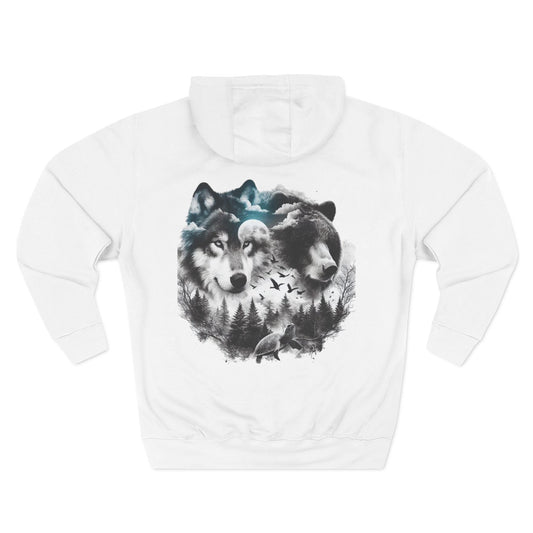 Cozy Animal Graphic Hoodie, Perfect for Outdoor Adventures, Gifts for Dog Lovers, Winter Wardrobe Essential, Hoodie with Fleece [...]
