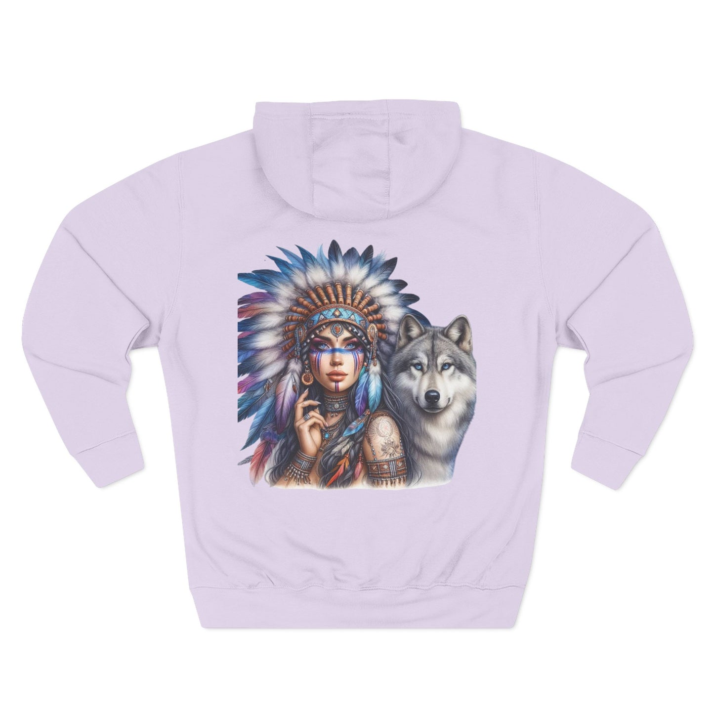 Wolf Fleece Hoodie - Cozy Success Motivational Apparel, Gift for Dreamers, Unique Hoodie for Women, Encouragement Clothing, [...]