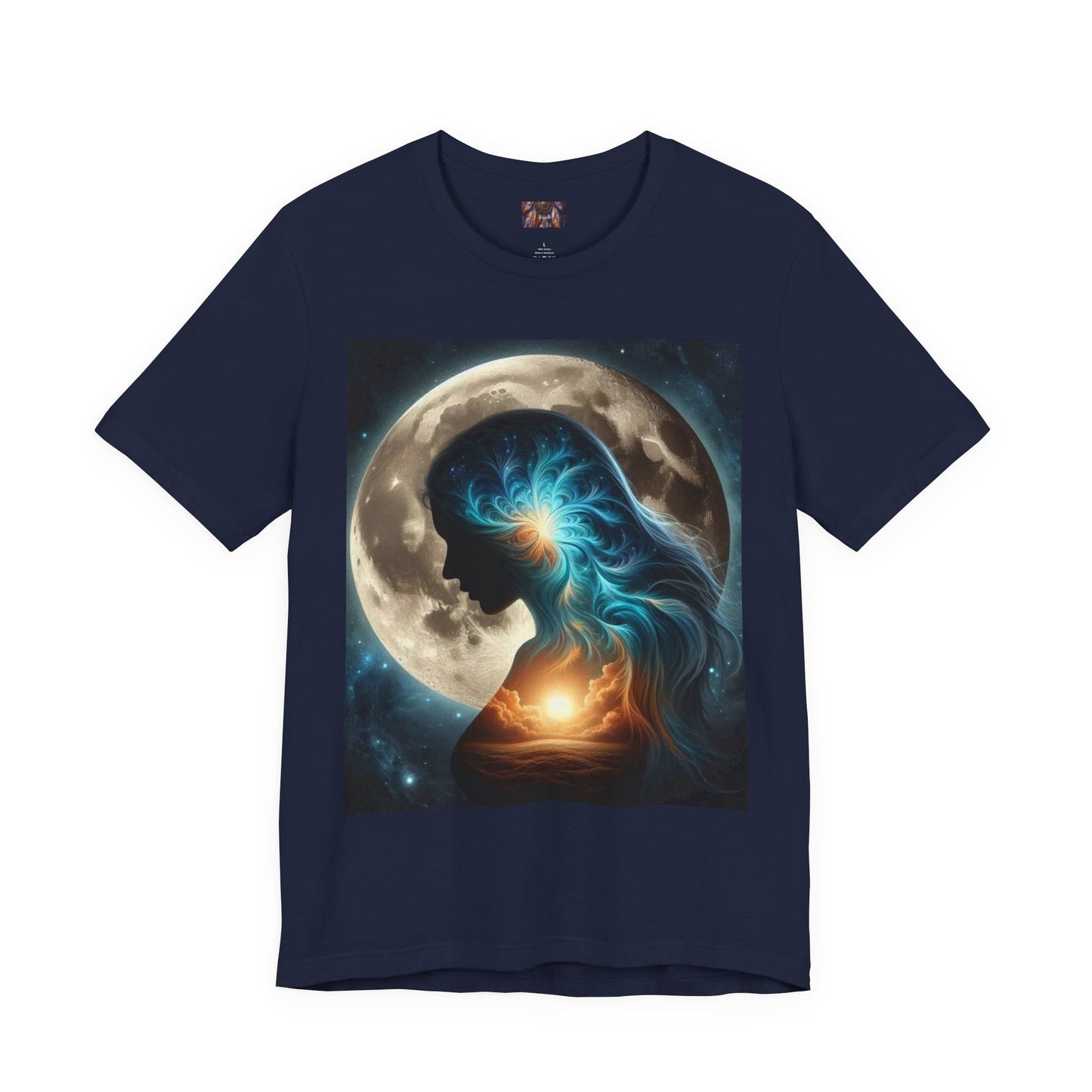 Cosmic Soul Unisex Tee - Celestial Art Shirt, Spiritual Gift, Moon Lover Apparel, Astrology T-Shirt, Gift for Her