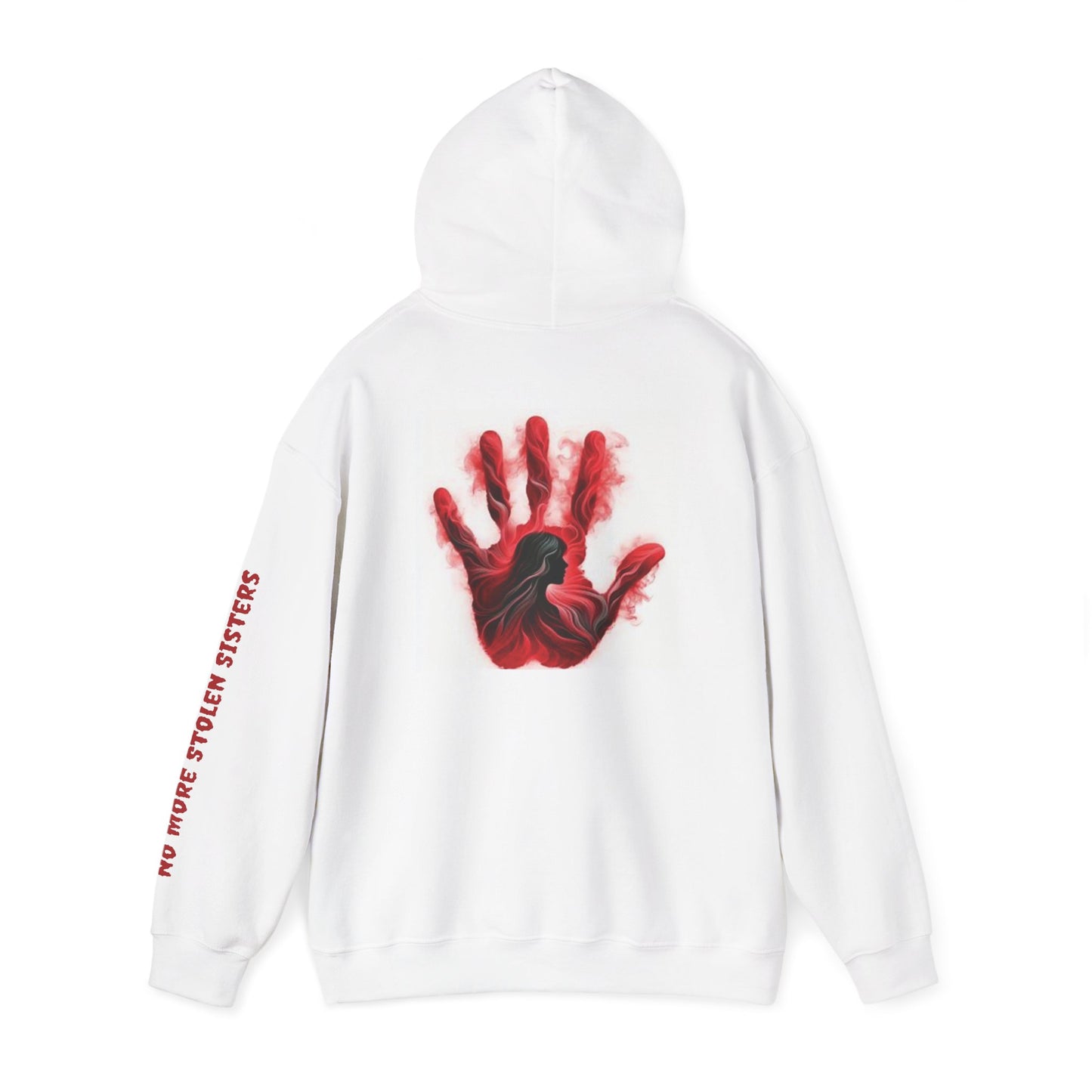 No More Stolen Sisters Hooded Sweatshirt - Cozy, Artistic Layer for Everyday Wear, Gift for Art Lovers, Unisex, Streetwear