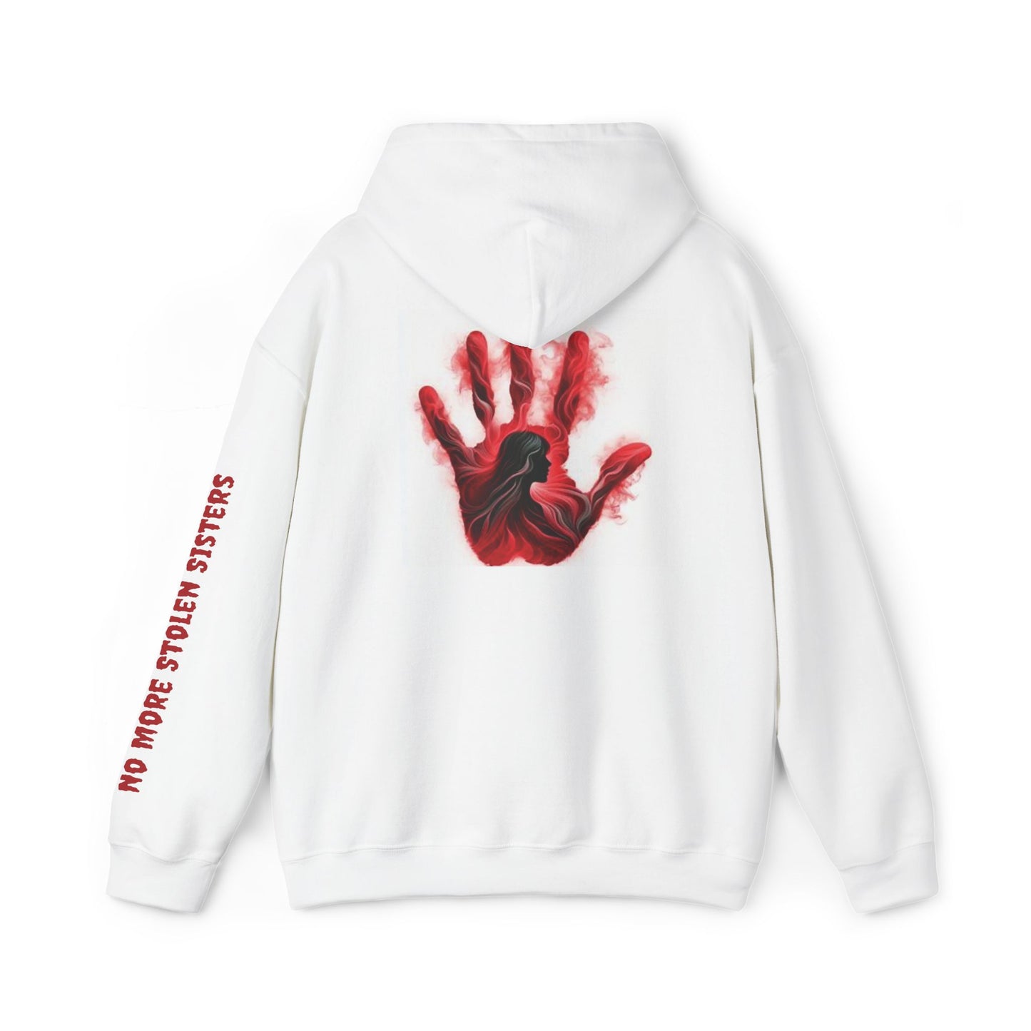 No More Stolen Sisters Hooded Sweatshirt - Cozy, Artistic Layer for Everyday Wear, Gift for Art Lovers, Unisex, Streetwear