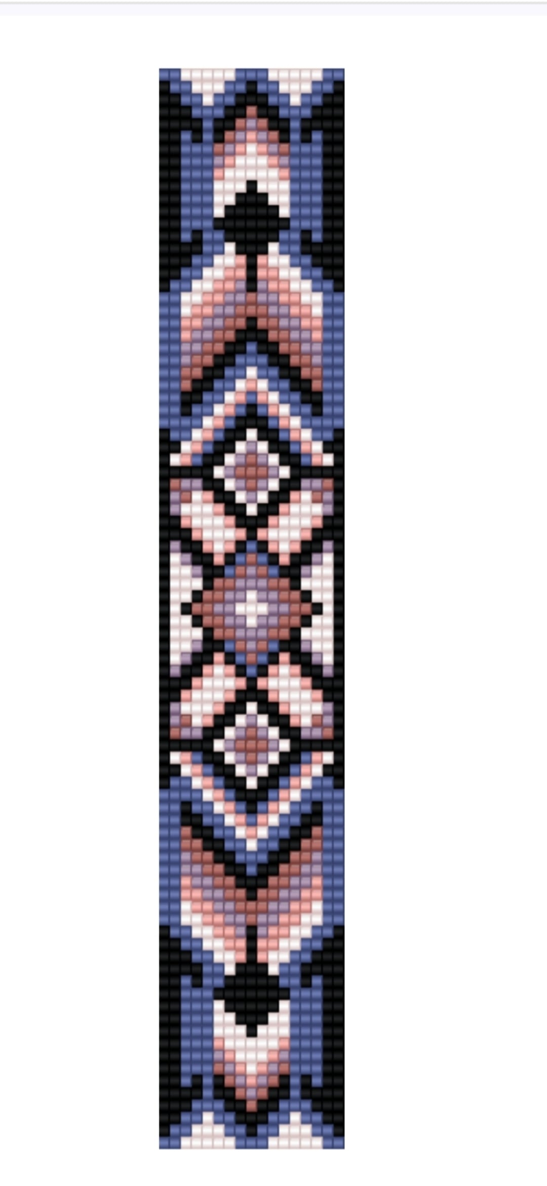 Satin Feather Handmade Loom Beaded Bracelet