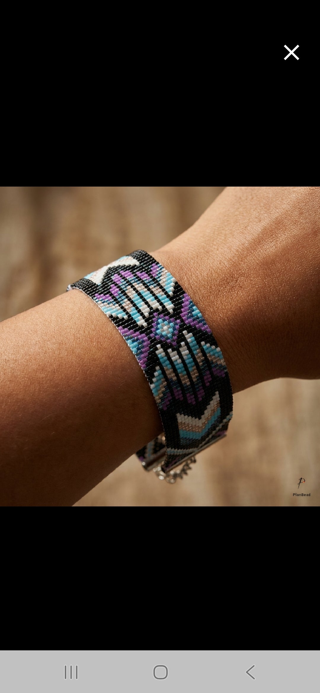 Purple Lines Bracelet